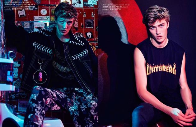 幸运蓝 四姐弟组乐队 这个颜值有点高|超模|乐队