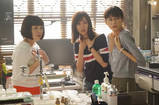 在实验室里研究如何穿衣化妆,但又十分没有自信。
