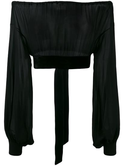Saint Laurent 露肩罩衫 约¥15182