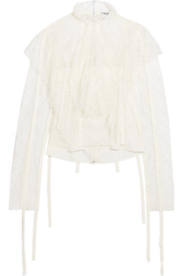 Loewe 蕾丝女衫 约¥21393