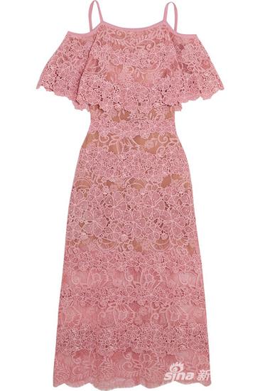 Elie Saab 露肩蕾丝连衣裙 约¥61826