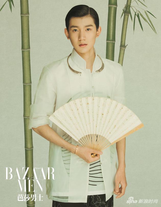 王源首登《芭莎男士》封面