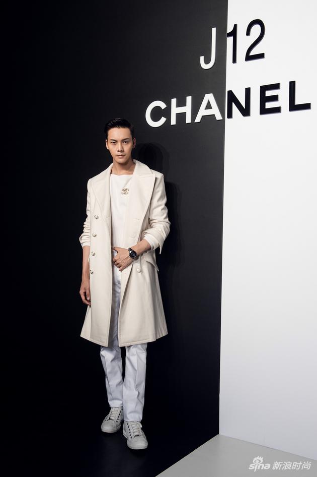陈伟霆在上海出席Chanel品牌晃荡