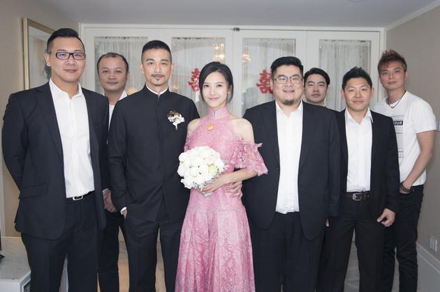 杨子姗、吴中天于台北举行婚礼