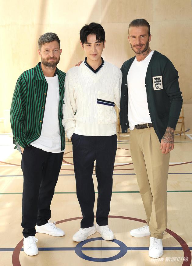 Daniel Kearns、David Beckham和Sun Jian