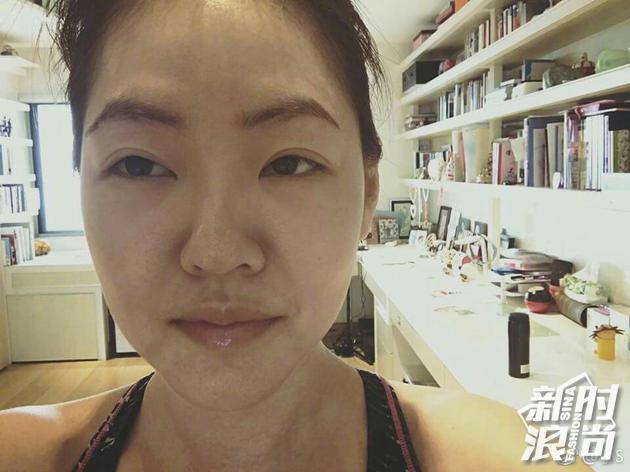 小S发素颜照