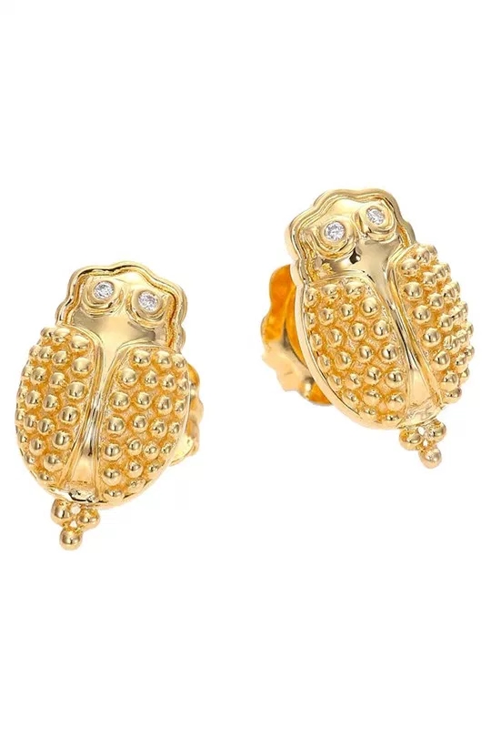 TEMPLE ST. CLAIR Scarab earrings $1,850