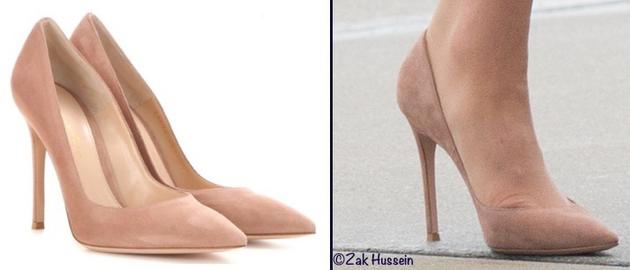 Gianvito Rossi裸色高跟鞋