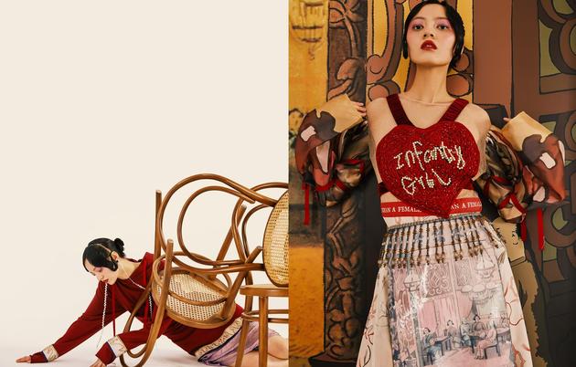 密扇2017秋冬系列 髦儿戏园:你方唱罢我登场|京剧|梅兰芳|戏台_新浪时尚_新浪网