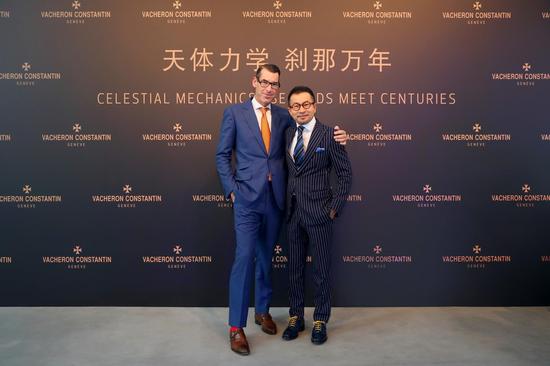 江诗丹顿风格及历史传承总监Christian Selmoni先生与江诗丹顿中国区总经理刘荣松先生共襄“天体力学 刹那万年”天文之夜