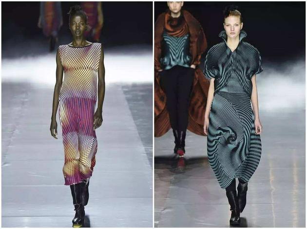 Issey Miyake 褶皱裤子