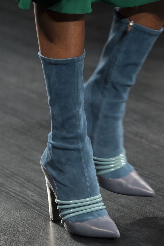 入秋和明星学穿斩男靴|靴子|街拍|单品