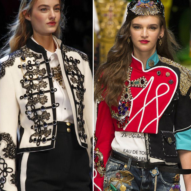 秀场中的军装风