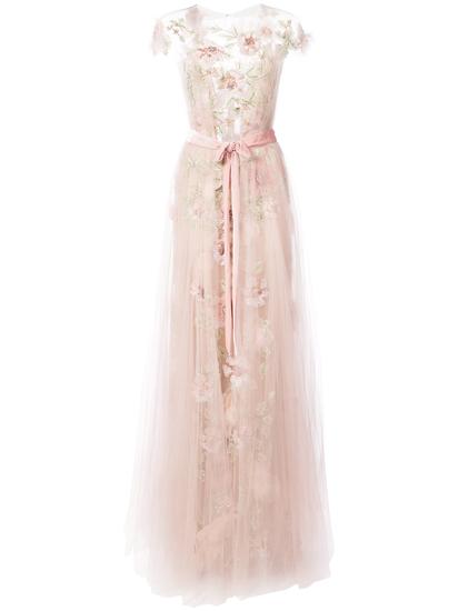 Marchesa 亮片刺绣礼服 约￥75,742