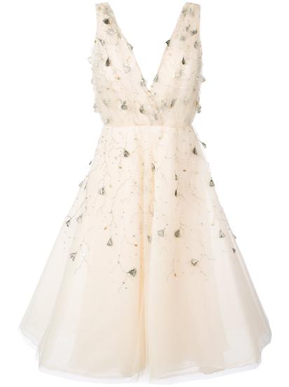 Oscar de la Renta 镶嵌伞形连衣裙 约￥65,373
