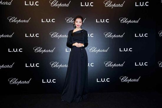 Chopard萧邦品牌挚友及著名演员刘涛女士佩戴Chopard萧邦高级珠宝系列以及Chopard萧邦L.U.C XP 腕表优雅亮相