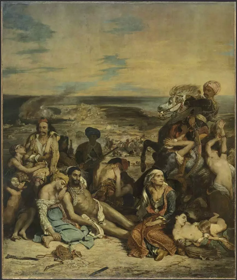 欧仁·德拉克洛瓦, 《Massacres at Chios 》，1824