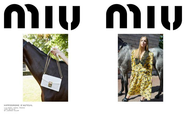 MIU MIU 2020早春系列广告大片 奥特伊赛马场