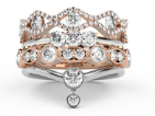Libert’aime by Forevemark COLLECTE叠趣系列美钻戒指组合