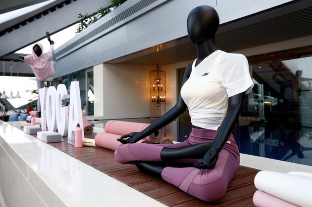 Yoga区域现场展示图