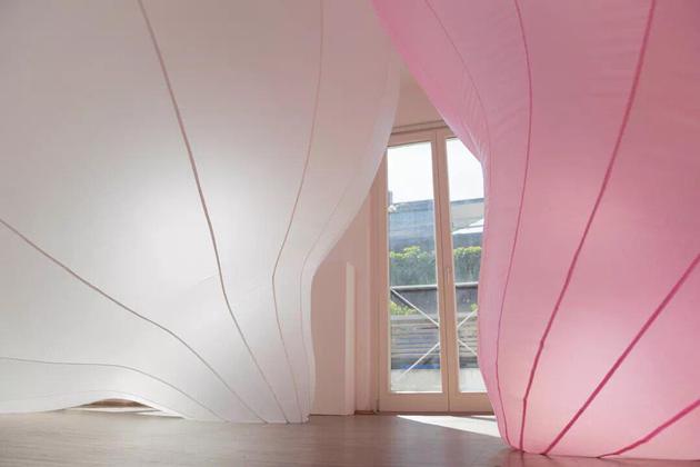 No。 84 / 布、鼓风机/ 2016 / Apartment of Art,慕尼黑,德国 / (摄影 / 凌伟隆)