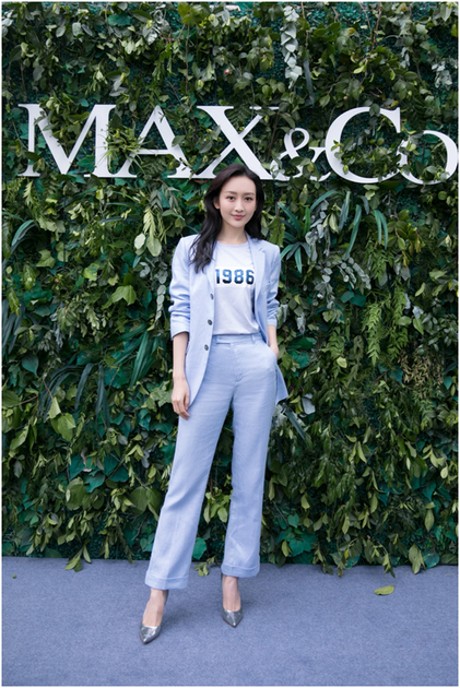 王鸥参加MAX&Co.落日派对