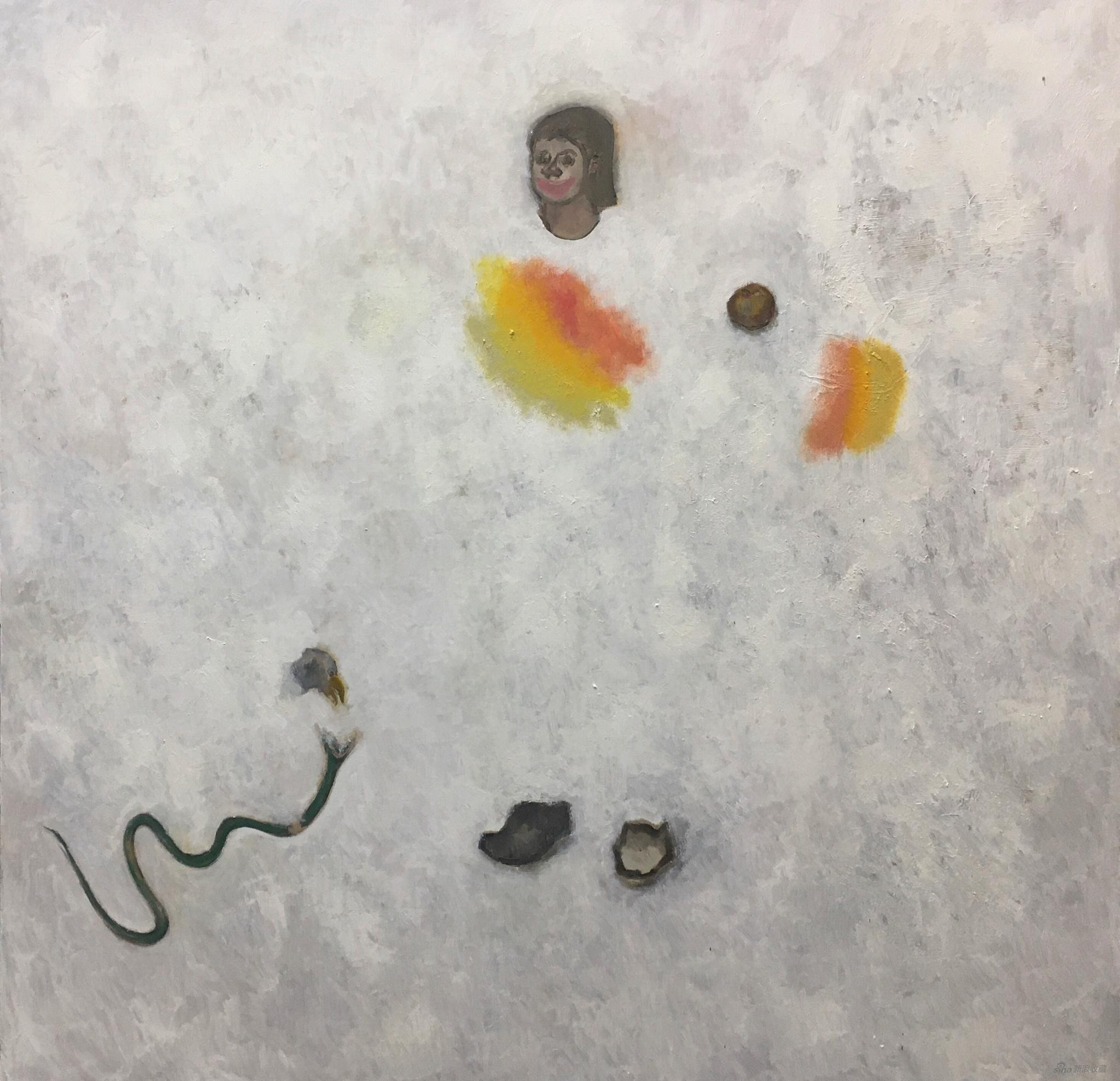 黄立言-持续而且尖锐,180x180cm,布面丙烯油彩,2019-2020