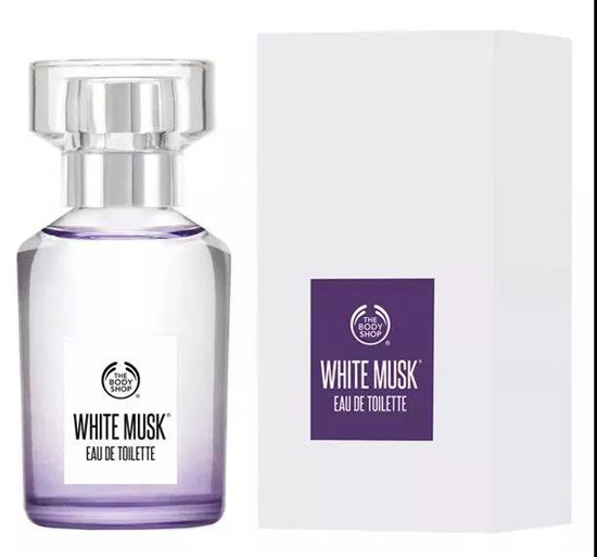 THE BODY SHOP White Musk Eau de Parfum，售价$359，HICC浓度0.10%