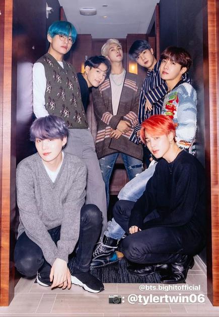BTS回归发色