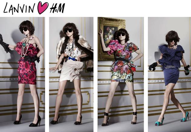 Lanvin x H&M 当年也是卖爆了的一个合作系列 （图片来源：Pinterest）