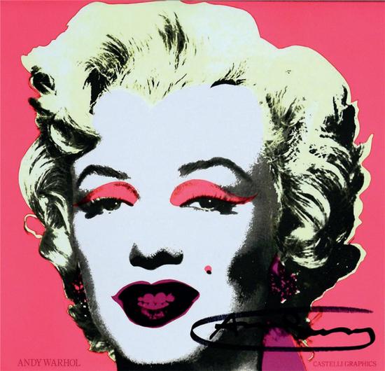 安迪•沃霍尔（Andy Warhol），玛丽莲，1981年，丝网印刷，30.5 x 30.5厘米© The Andy Warhol Foundation for the Visual Arts Inc. by VEGAP 2021