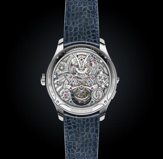 积家Master Grande Tradition Gyrotourbillon Westminster Perpétuel超卓传统大师系列球型陀飞轮西敏寺钟乐万年历腕表(背面)