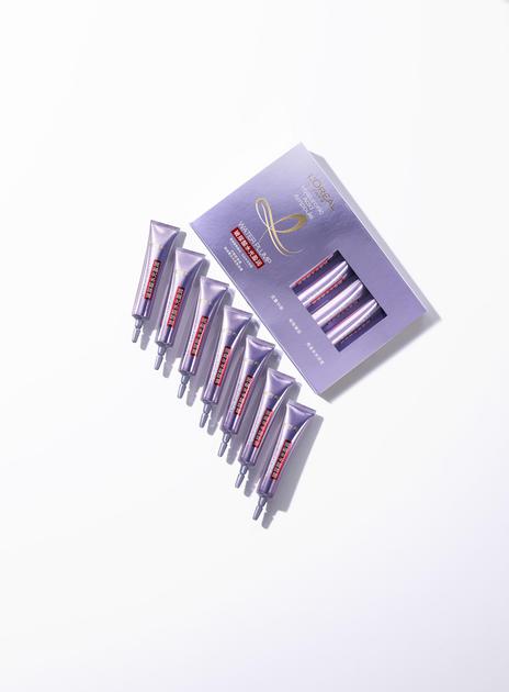 巴黎欧莱雅玻尿酸水光安瓶发膜 产品图(昵称:欧莱雅紫安瓶发膜)