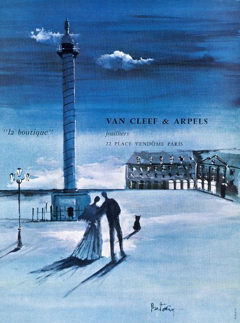 “la boutique”系列广告,1958年Van Cleef & Arpels梵克雅宝 馆藏档案