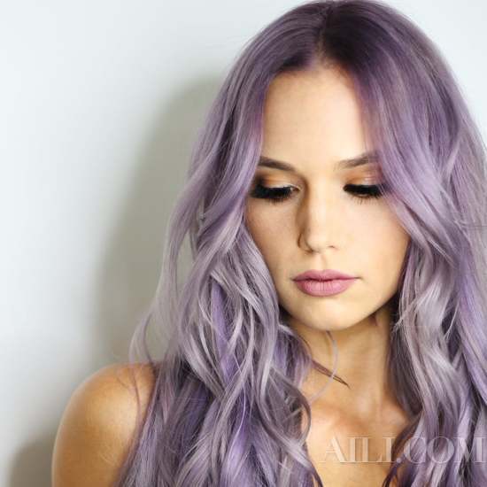 紫丁香发色