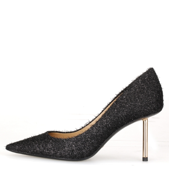 STELLA LUNA, FW21,黑色PUMP香烟跟款