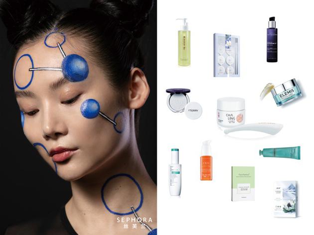 (图:天作之选趋势妆容与2021春夏丝芙兰独家美力好物)