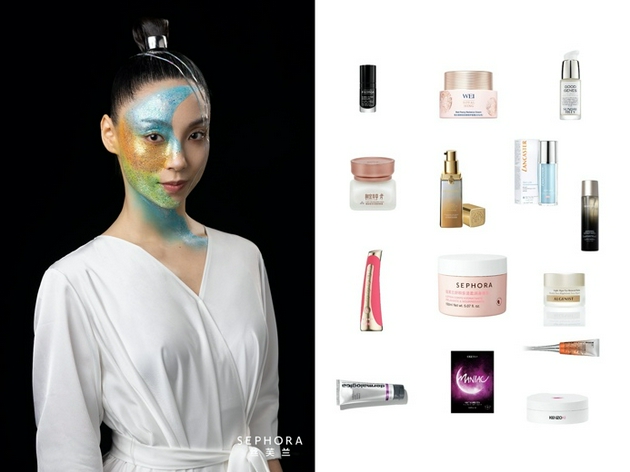 (图:琉光焕肤趋势妆容与2021秋冬丝芙兰独家美力好物)