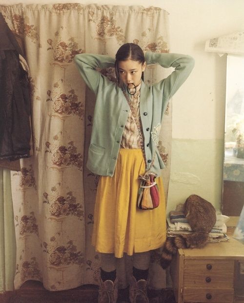 蒼井優穿搭