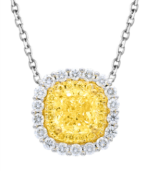 Libert’aime by Forevemark DORETTE DIAMOND耀昕系列主打款黄钻吊坠 18K白金