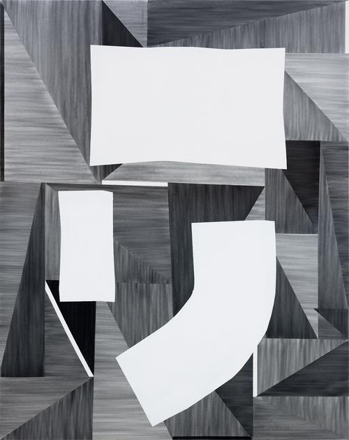 Enrico Bach 恩里科·巴赫_《FUSG》_2019_Oil, acrylic on canvas 布面油彩,丙烯_195 x 155 cm
