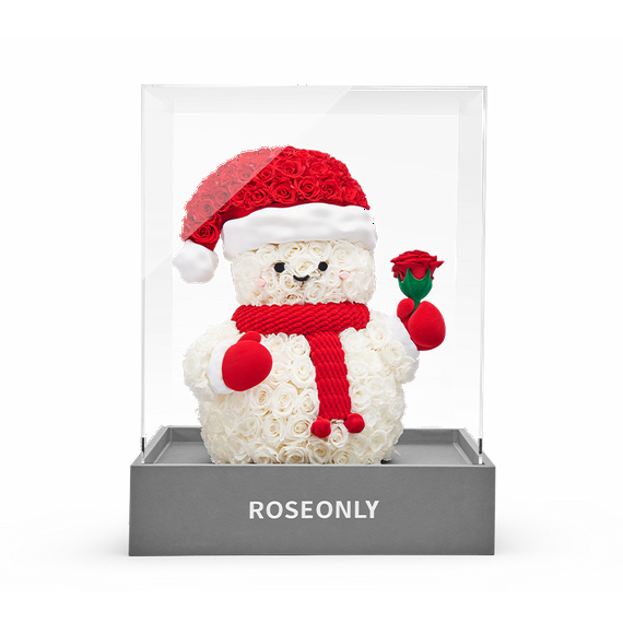 ROSEONLY圣诞特别款-38cm-玫瑰雪人 ¥29999