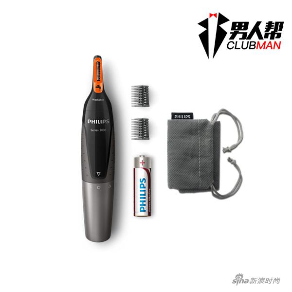 飞利浦Nosetrimmer series 3000 鼻毛耳毛及眉毛修剪器 179元