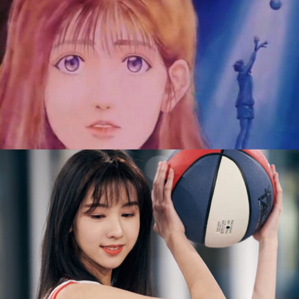 陈都灵cos赤木晴子 图片来源微博instagram图集
