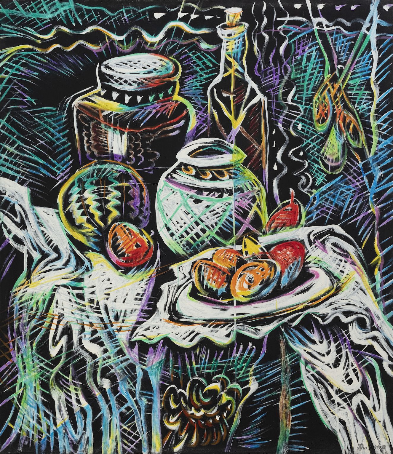 《重读美术史-西方部分》,布面油画,150 × 130 cm,2007