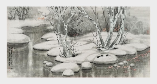 童年的雪 138*69cm