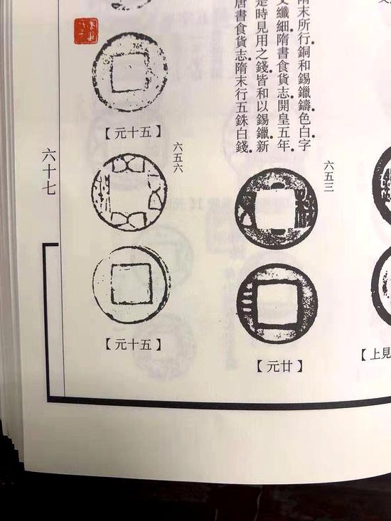 （图1-2：《历代古钱图说原物》中的拓片）