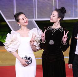 刘诗诗倪妮同框