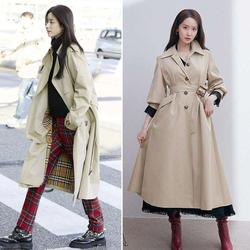 女星风衣图片_女星穿风衣图片(2)