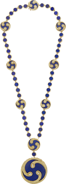 长项链及可拆卸式吊坠,1972年Van Cleef & Arpels梵克雅宝典藏